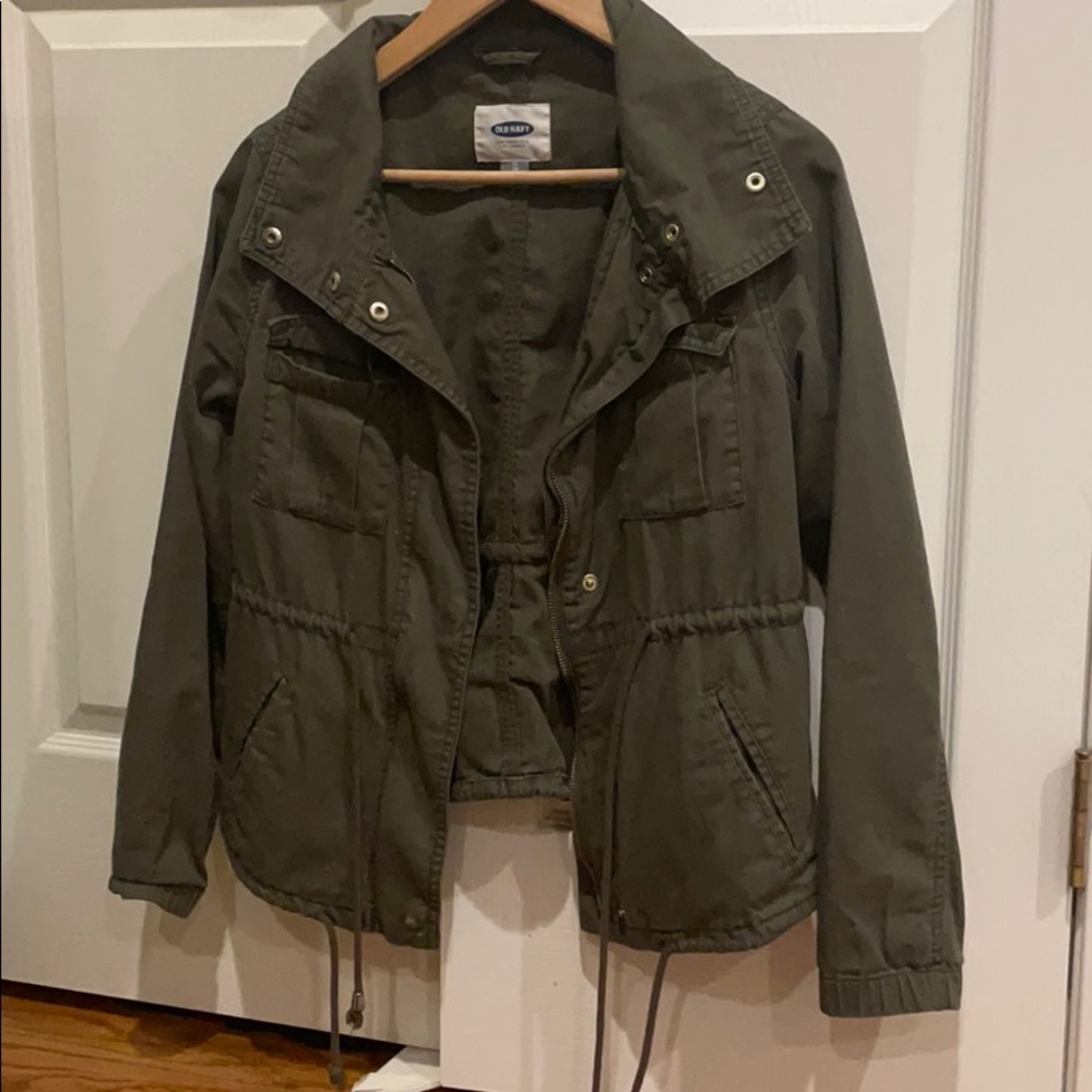 army green jacket